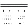  Sliding Cabinet Door Kit 183 cm Carbon Steel