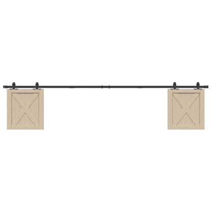 Sliding Cabinet Door Kit 244 cm Carbon Steel