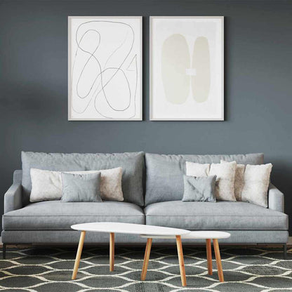 Wall Paint Grey 16.5 x 16.5 x 16 cm Wall Print