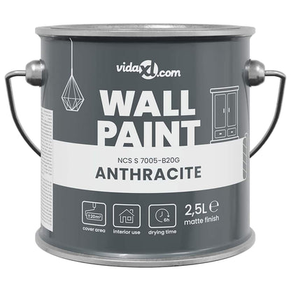 Wall Paint Grey 16.5 x 16.5 x 16 cm Wall Print