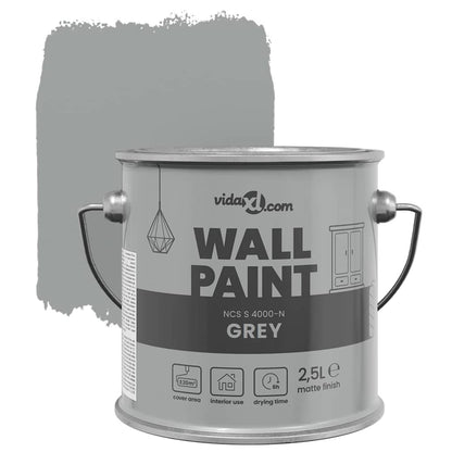 Wall Paint Grey 16.5 x 16.5 x 16 cm Wall Print