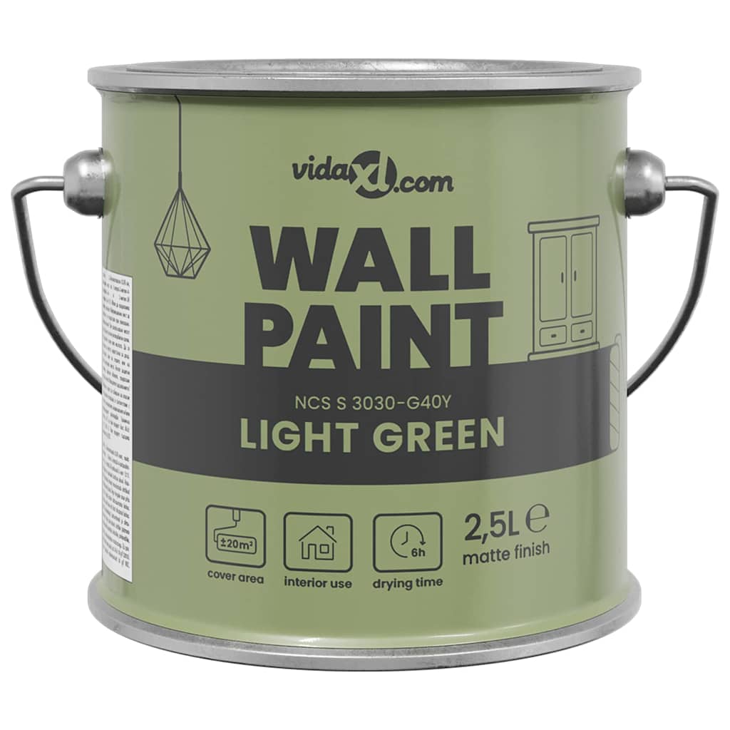 Wall Paint Green 16.5 x 16.5 x 16 cm Wall Print