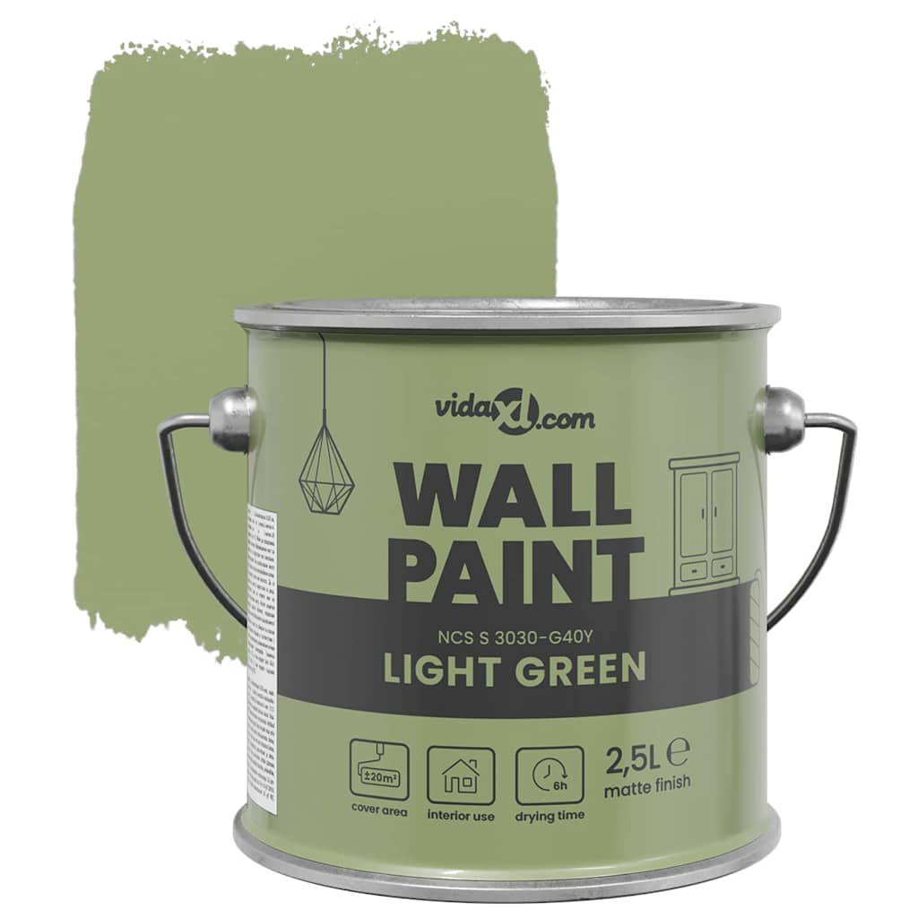 Wall Paint Green 16.5 x 16.5 x 16 cm Wall Print