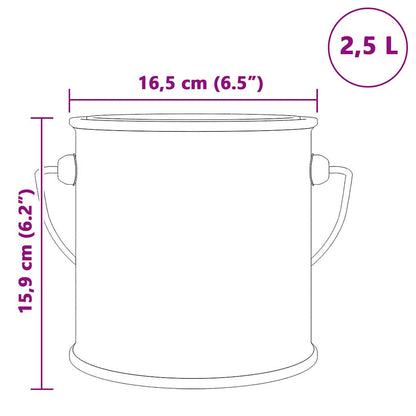 Wall Paint Brown 16.5 x 16.5 x 16 cm Wall Print