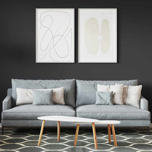 Wall Paint Black 16.5 x 16.5 x 16 cm Wall Print