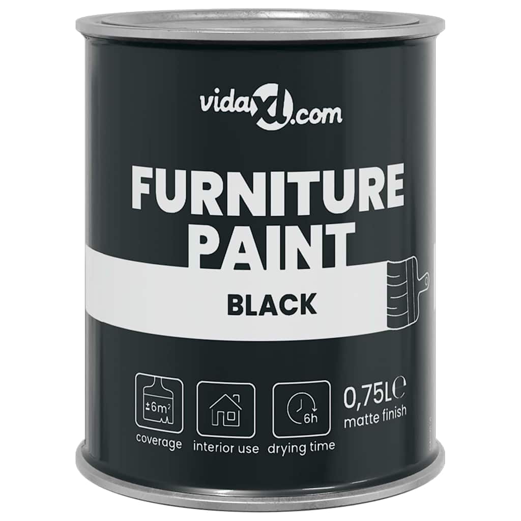Furniture Paint Black 10 x 10 x 12 cm Wall Print