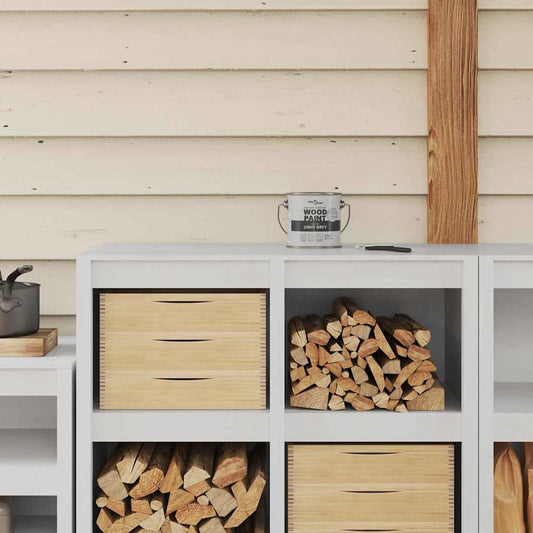 Wood Paint Grey 16.5 x 16.5 x 16 cm Wall Print