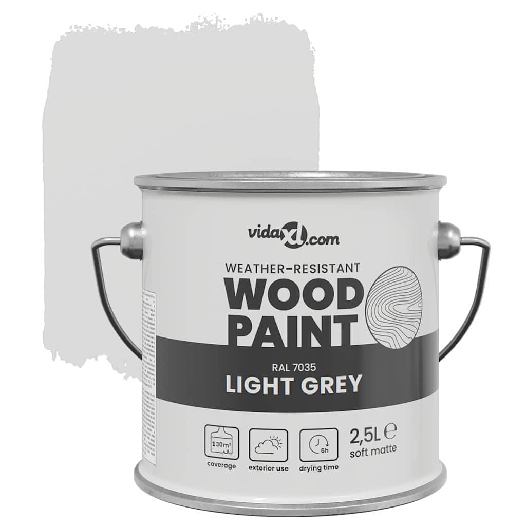Wood Paint Grey 16.5 x 16.5 x 16 cm Wall Print