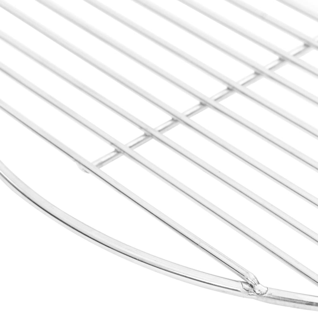 BBQ Grill Grate Round Ø40 cm 304 Stainless Steel