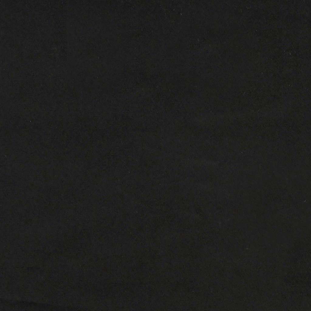 Bed Frame without Mattress Black Single Velvet