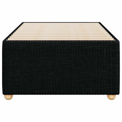 Bed Frame without Mattress Black Single Fabric
