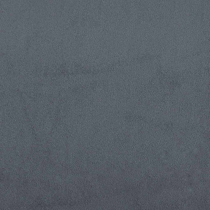 Bed Frame without Mattress Dark Gray Twin Velvet
