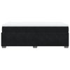Box Spring Bed with Mattress Black 90x200 cm Velvet