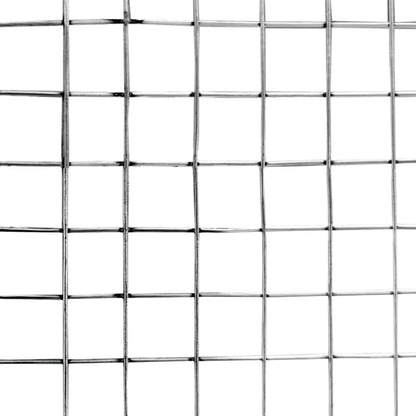 Bird Cage with Door Silver Galvanised Steel