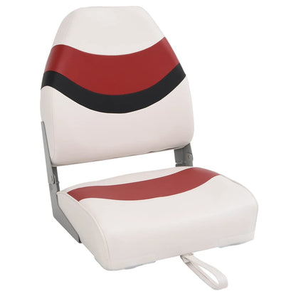 Boat Seat with High Back Foldable 44x38x55 cm