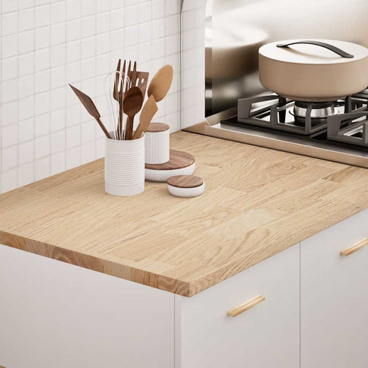 Kitchen Worktop 80x63,5x2,7 cm Solid Wood Oak Rectangular