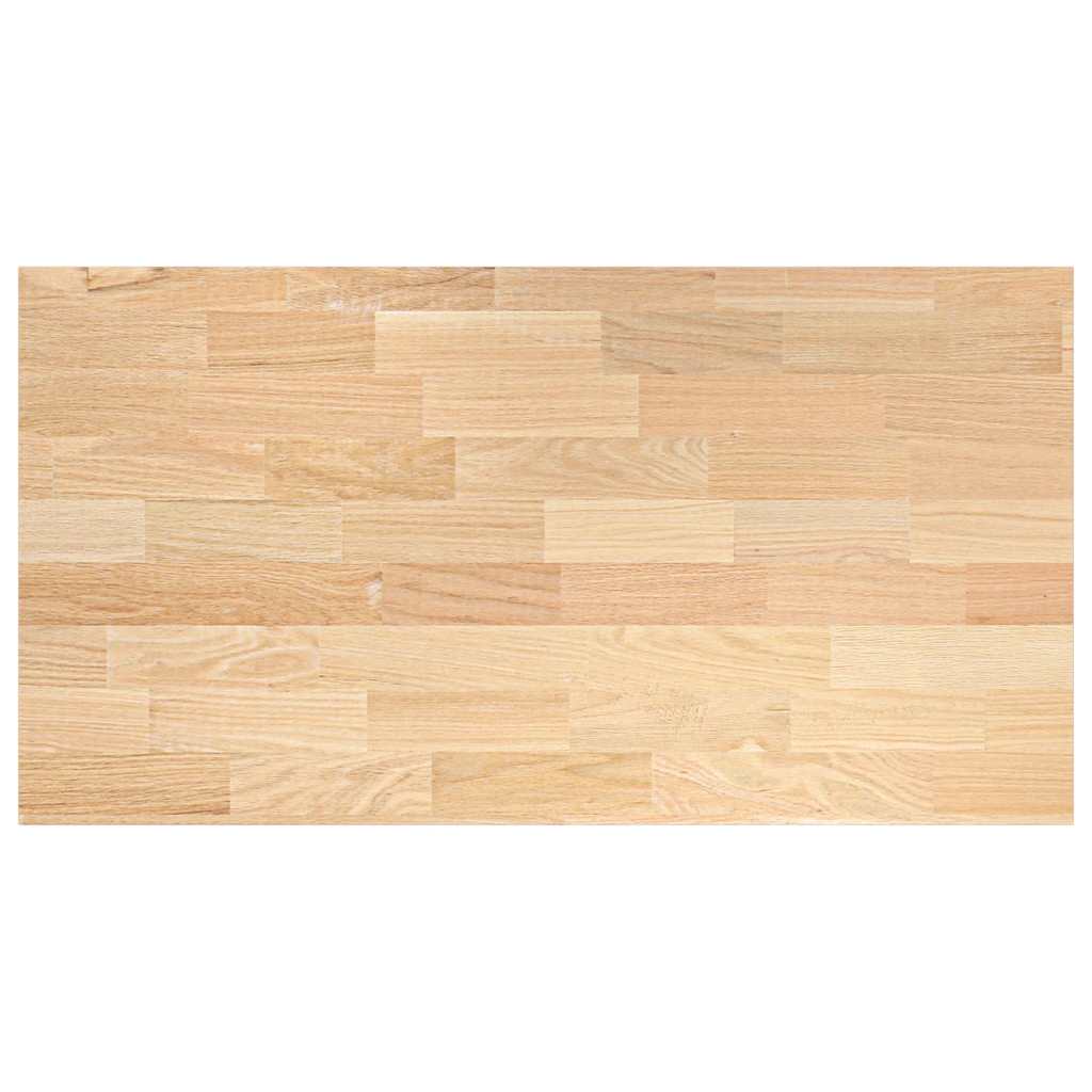 Kitchen Worktop 120x63.5x2.7 cm Solid Wood Oak Rectangular