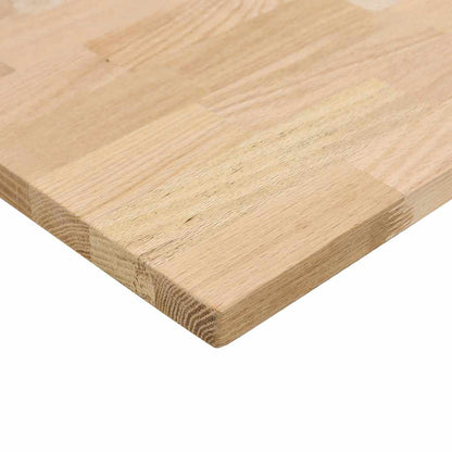 Kitchen Worktop 120x63.5x2.7 cm Solid Wood Oak Rectangular