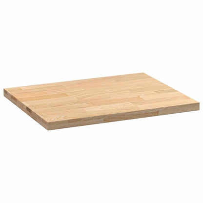 Kitchen Worktop 80x63,5x4 cm Solid Wood Oak Rectangular