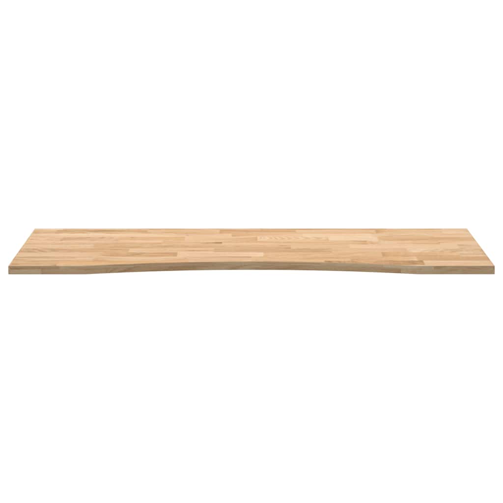 Desk Top Untreated 140x50x2.5 cm Solid Wood Oak Rectangular