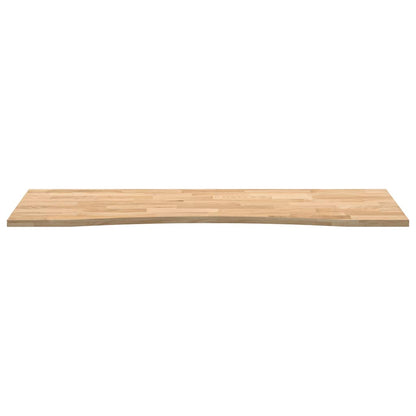 Desk Top Untreated 140x50x2.5 cm Solid Wood Oak Rectangular