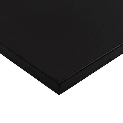 Desk Top Dark Brown 80x50x2.5 cm Solid Wood Oak Rectangular