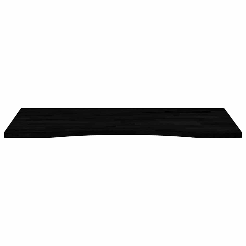 Desk Top Dark Brown 100x50x2.5 cm Solid Wood Oak Rectangular