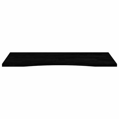 Desk Top Dark Brown 100x50x2.5 cm Solid Wood Oak Rectangular