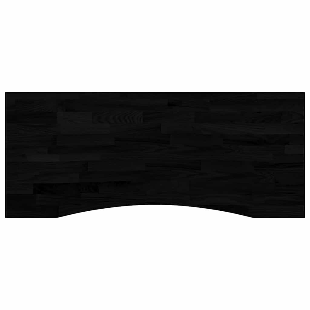 Desk Top Dark Brown 120x50x2.5 cm Solid Wood Oak Rectangular