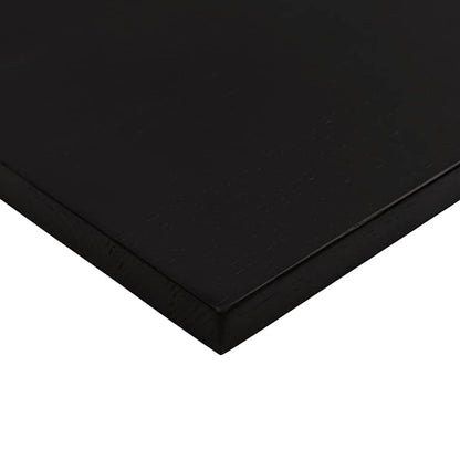 Desk Top Dark Brown 80x60x2.5 cm Solid Wood Oak Rectangular