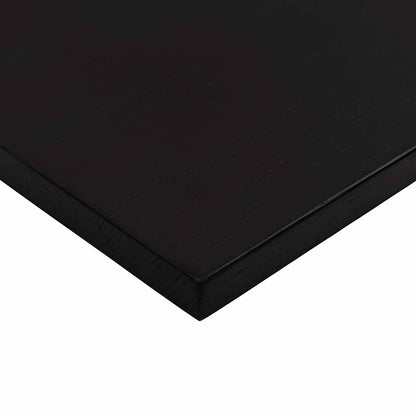Desk Top Dark Brown 100x80x2.5 cm Solid Wood Oak Rectangular