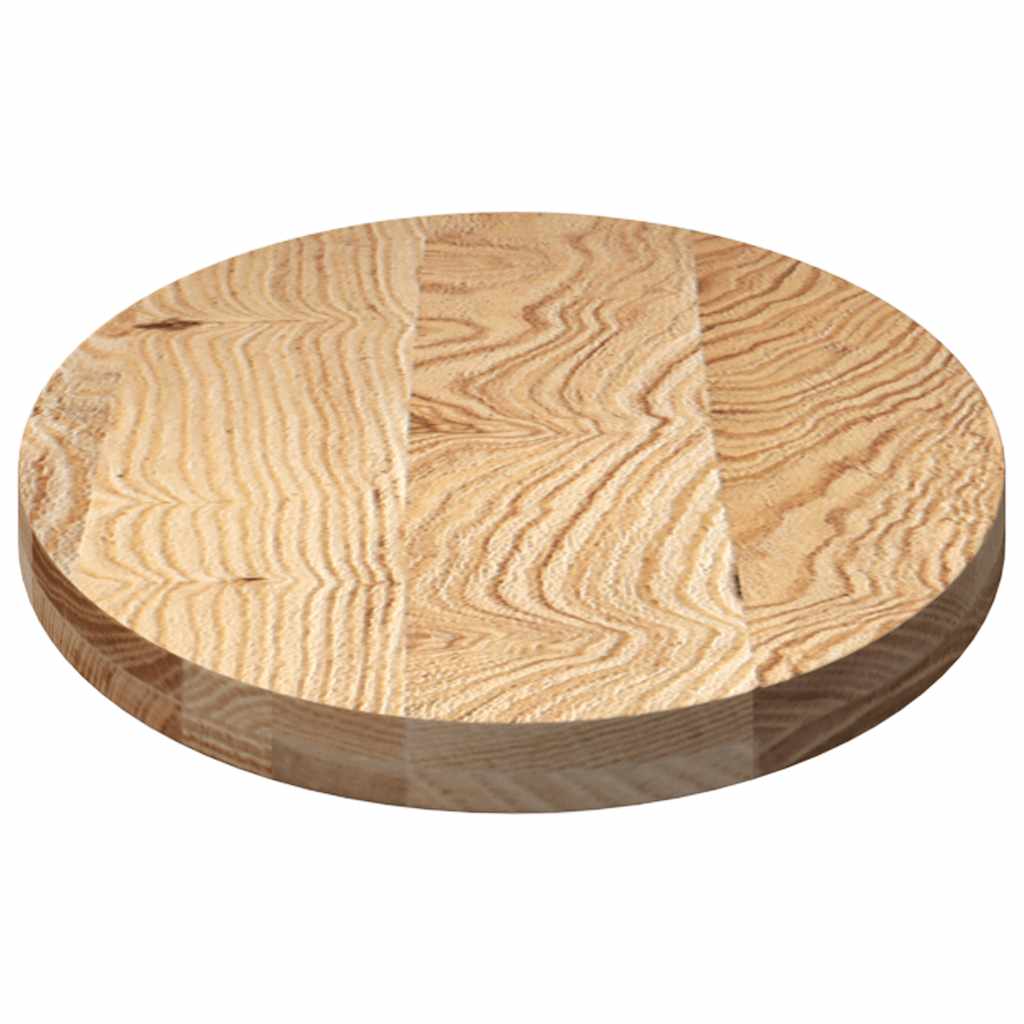 Table Top 100x50x4 cm Solid Wood Oak Oval