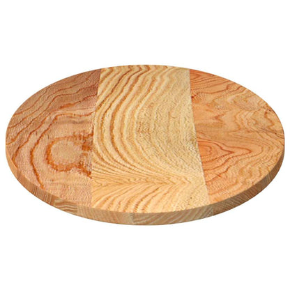 Table Top Light Brown 100x50x2 cm Solid Wood Oak Oval