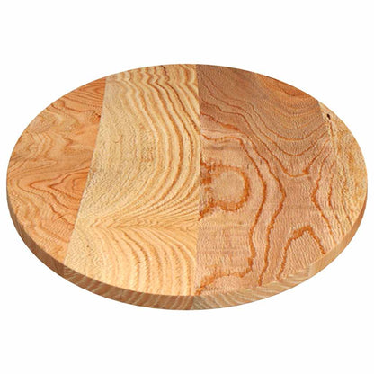 Table Top Light Brown 140x60x2 cm Solid Wood Oak Oval