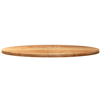 Table Top Light Brown 140x60x4 cm Solid Wood Oak Oval