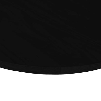 Table Top Dark Brown 80x40x2 cm Solid Wood Oak Oval