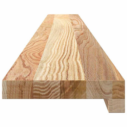 Window Sills 2 pcs Untreated 140x15x2 cm Solid Wood Oak