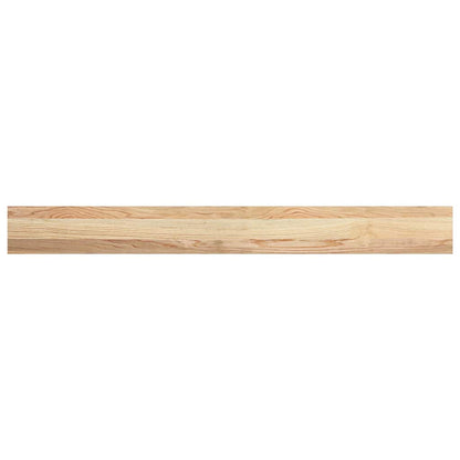 Window Sills 2 pcs Untreated 140x15x2 cm Solid Wood Oak