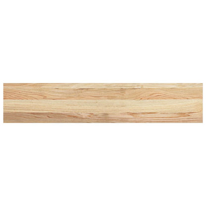 Window Sills 2 pcs Untreated 100x20x2 cm Solid Wood Oak