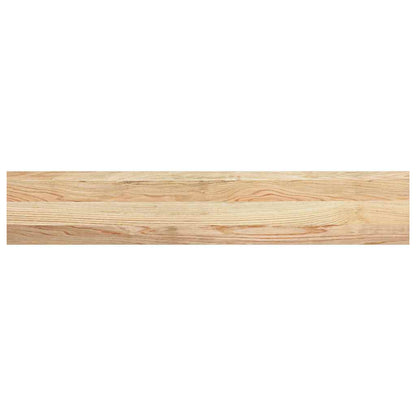 Window Sills 2 pcs Untreated 110x20x2 cm Solid Wood Oak