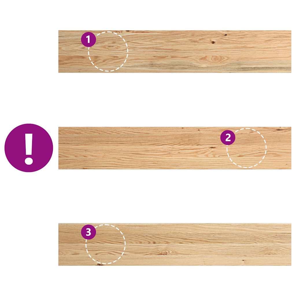 Window Sills 2 pcs Untreated 110x20x2 cm Solid Wood Oak