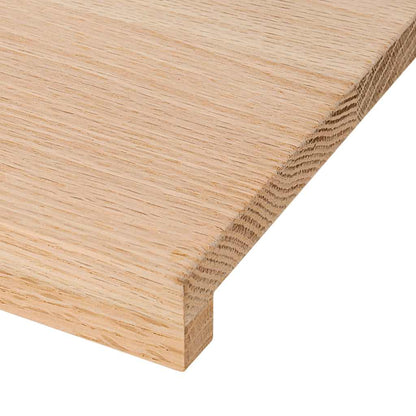 Window Sills 2 pcs Untreated 90x30x2 cm Solid Wood Oak
