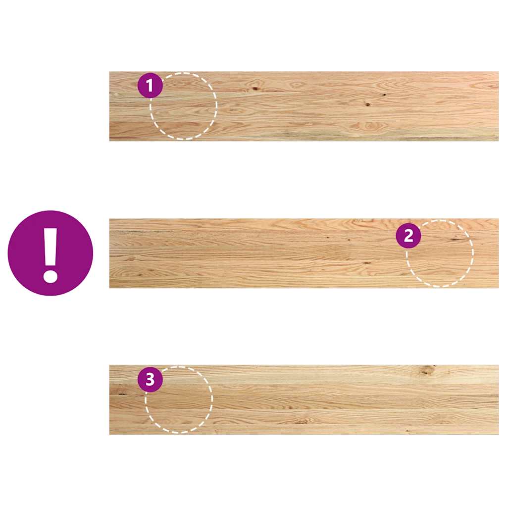 Window Sills 2 pcs Untreated 140x30x2 cm Solid Wood Oak