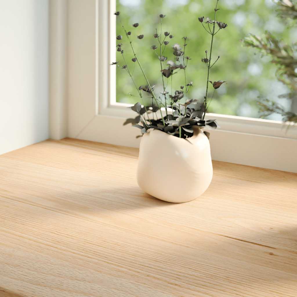 Window Sills 2 pcs Untreated 90x40x2 cm Solid Wood Oak