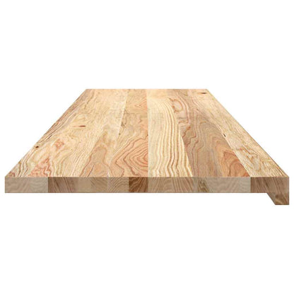 Window Sills 2 pcs Untreated 140x40x2 cm Solid Wood Oak