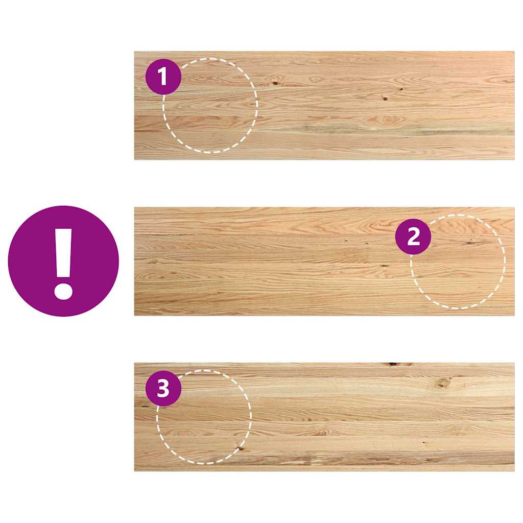 Window Sills 2 pcs Untreated 140x40x2 cm Solid Wood Oak