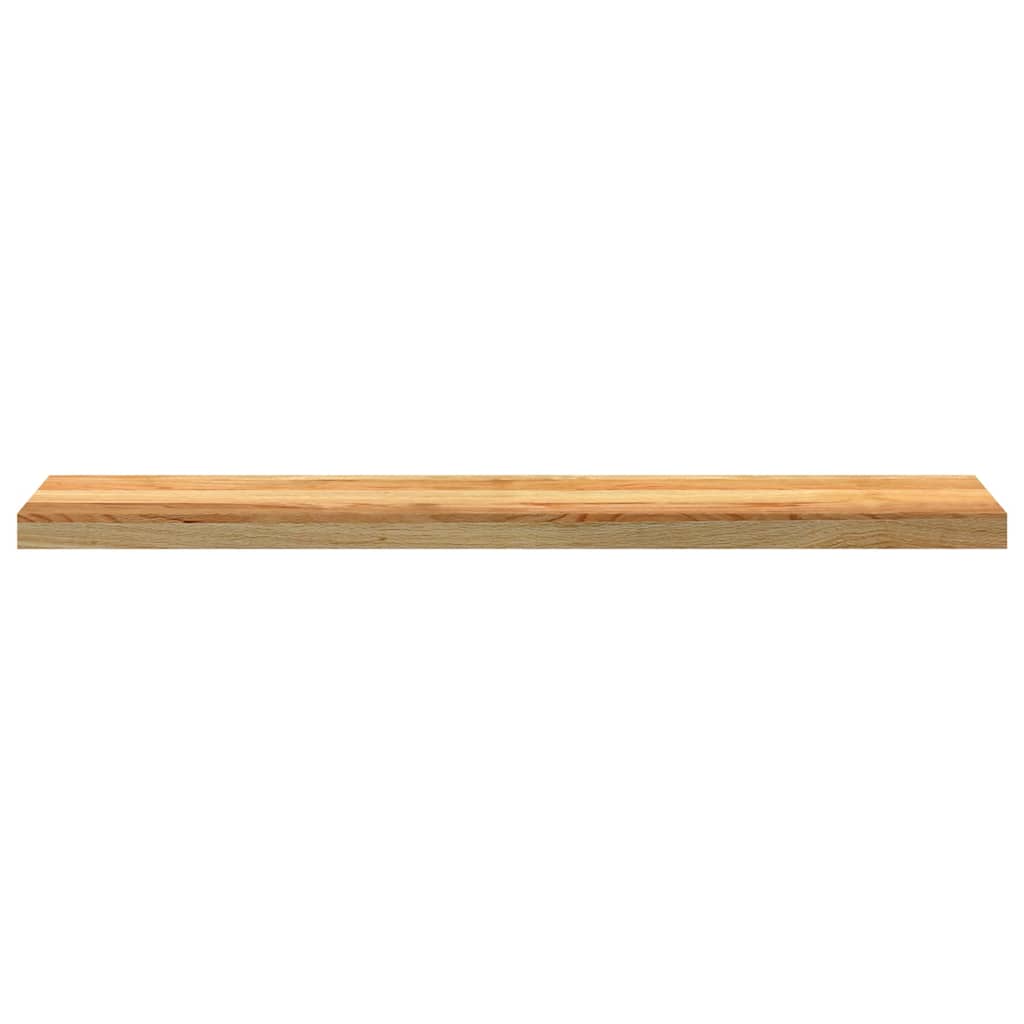 Window Sills 2 pcs Light Brown 110x20x2 cm Solid Wood Oak