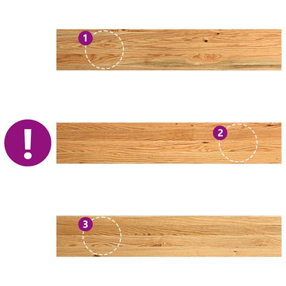 Window Sills 2 pcs Light Brown 110x20x2 cm Solid Wood Oak
