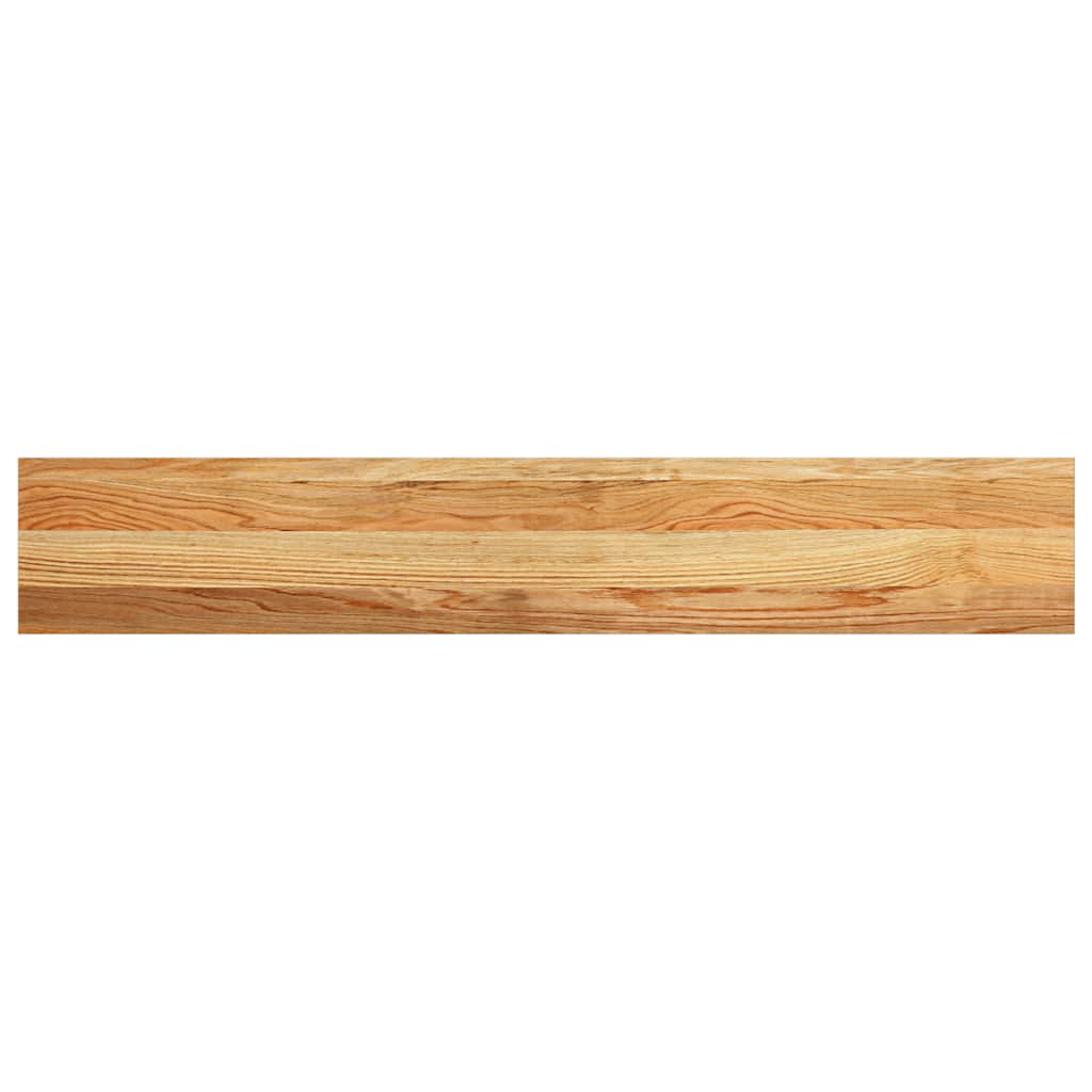 Window Sills 2 pcs Light Brown 120x20x2 cm Solid Wood Oak