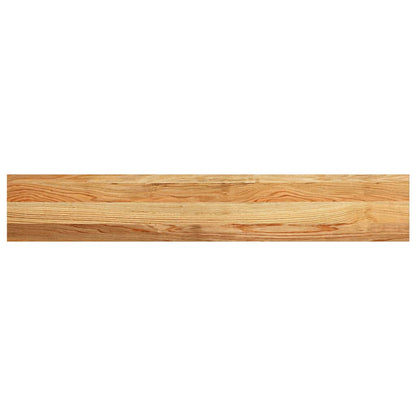 Window Sills 2 pcs Light Brown 120x20x2 cm Solid Wood Oak